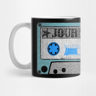 journey blue cassette Mug